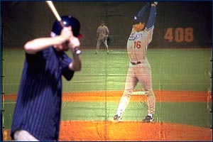 Video batting cages