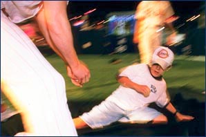 sliding demonstration