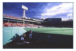 Fenway Park from the bullpen