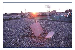 Rooftop seat for Fenway