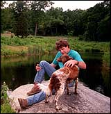 Mark Fidrych and dog Patches