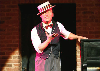 the adults are smoking and joking...