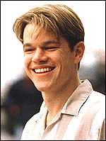 Matt Damon, nominated as best actor for his title role in 