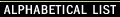 Alphabetical listing of contents