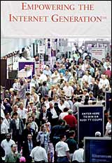Floor of Comdex exhibition hall