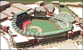 New Fenway Park scaled model