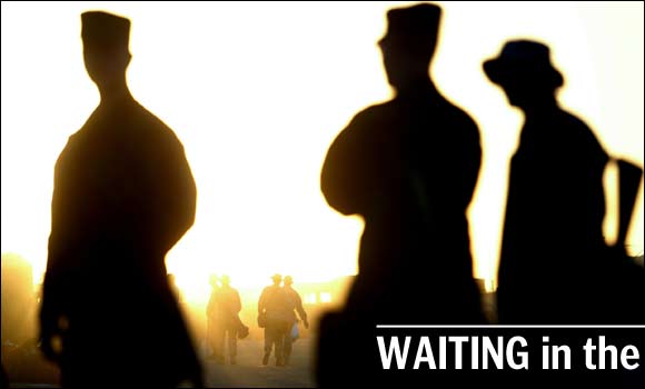 Waiting in the desert