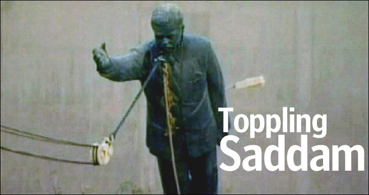 Toppling Saddam