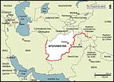 Afghanistan map