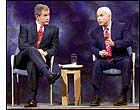 George Bush and John McCain
