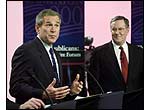 George Bush and Steve Forbes