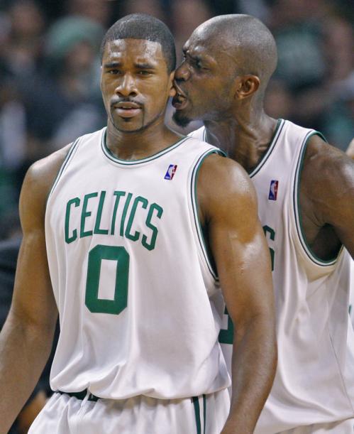 Powe and Garnett had their way down low all afternoon sans J.O.