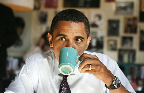 Kona Joe Launches Obama-inspired Coffee Blend Barack Obama Drinks Coffee